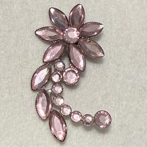 Pink Floral Brooch